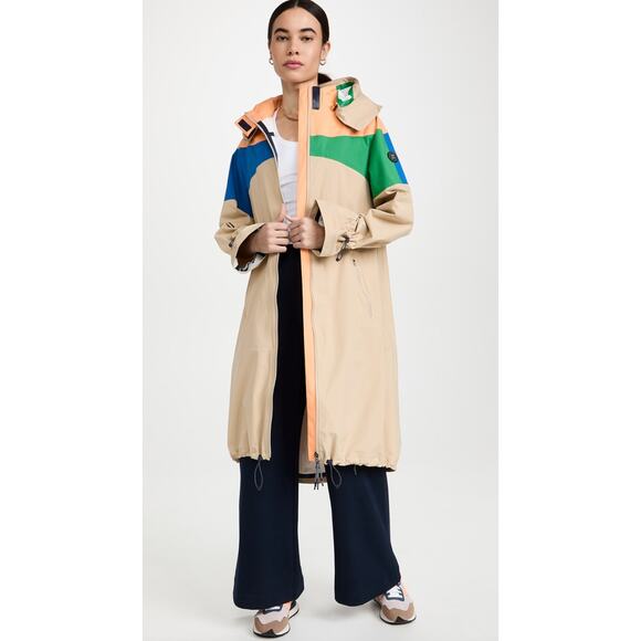 Sweaty Betty Retro Parachute Parka Raincoat Size S NEW FLAW - Picture 1 of 6